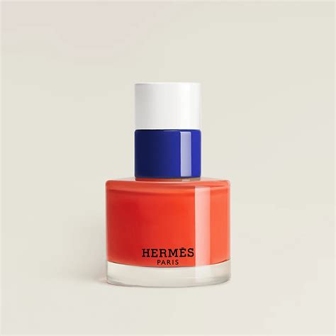 hermes orange nail polish